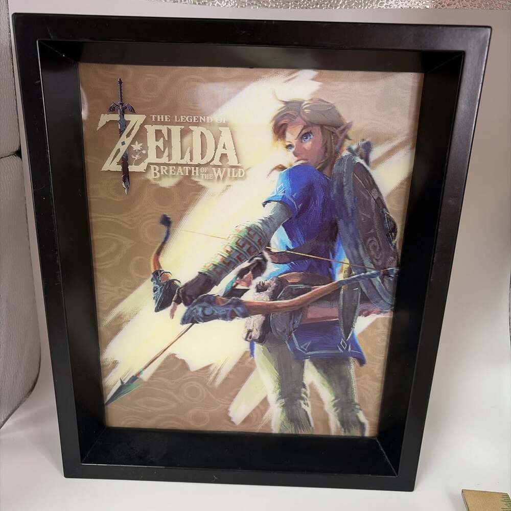 Zelda Breath of the Wild Nintendo 2017 Moving Image 9.25"x11.125"